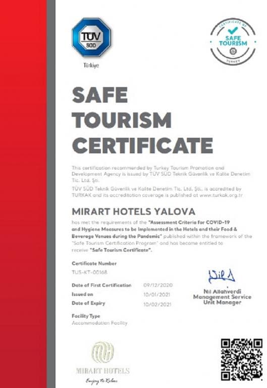 Mirart Hotel Boutique & SPA Yalova