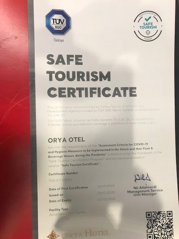 Orya Hotel Şişli